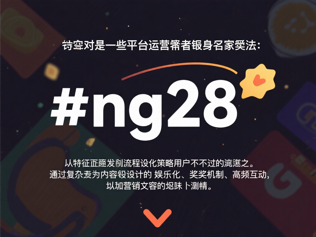 ng28的套路 对于一些平台运营者而言,“ng28”更像是一种偷换