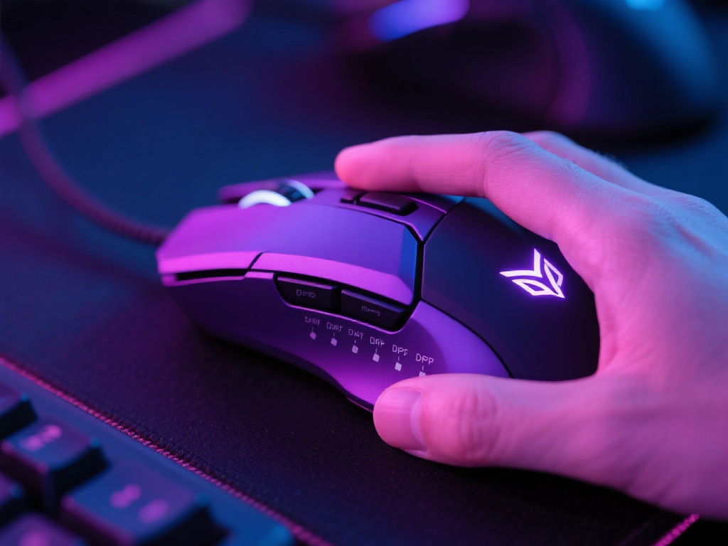 ng28紫冠 其紫冠游戏鼠标例如,通过采用高精准度的光学传感器和